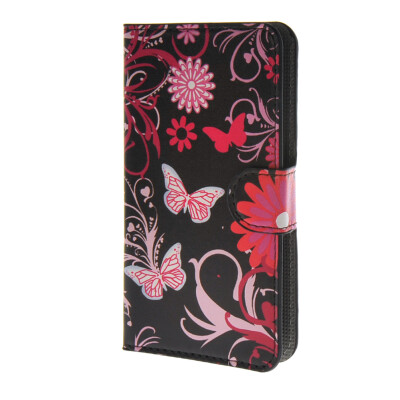 

MOONCASE Butterfly style Leather Wallet Flip Card Slot Stand Pouch Case Cover for HTC Desire 620 A04