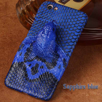 

Genuine Leather Phone Case For Vivo X9s Plus Case Snake Head Back Cover For X20 Plus Case