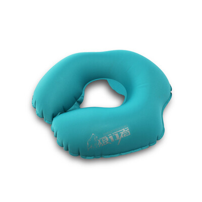 

Wolf walker u-shaped pillow portable lightweight inflatable pillow collapsible outdoor aircraft travel pillow massage cervical neck pillow pillow LXZ-4032 peacock blue