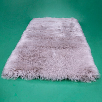 

Fashion Long Faux Fur Artificial Skin Rectangle Fluffy Chair Seat Sofa Cover Carpet Mat Area Rug Living Bedroom Home Decoration