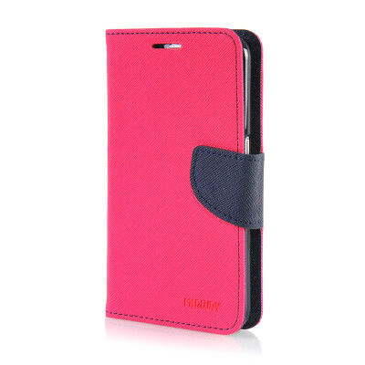 

MOONCASE Leather Side Flip Wallet Card Slot Pouch Stand ЧЕХОЛ ДЛЯ Samsung Galaxy S6 Hot pink