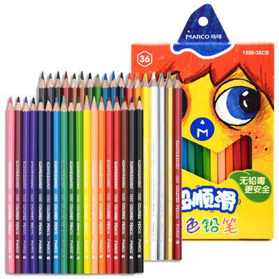 

Marco 1550-36CB 36 color smooth core color pencil