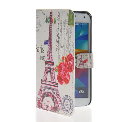 

MOONCASE Scenic Design Leather Side Flip Wallet Card Slot Pouch Stand Shell Back ЧЕХОЛ ДЛЯ Samsung Galaxy S5 I9600
