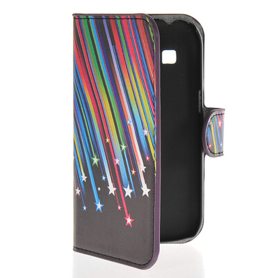 

MOONCASE Meteor style Leather Side Flip Wallet Card Slot Stand Pouch чехол для Samsung Galaxy Ace Style LTE G357