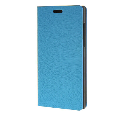 

MOONCASE Leather Wallet Case Classical Flip Book Card Slot Bracket Back Case Cover for BlackBerry Leap Blue