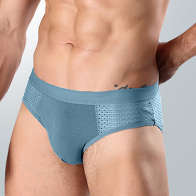 

Men&39s Underwear Ice Silk Men Modal Mesh Breathable Triangle Underwear