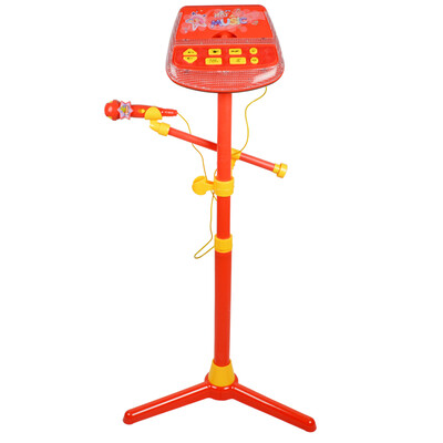 

(buddyfun) Детские образовательные игрушки музыкальный микрофон 88026B красный