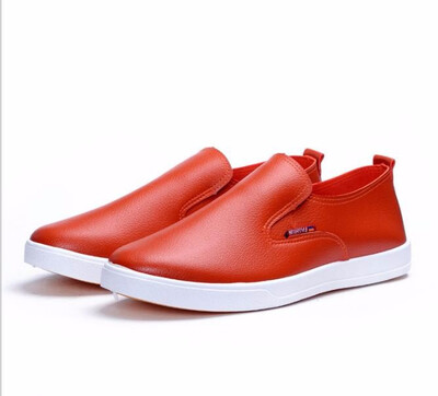 

Korean version of fashion casual business shoes mens English board shoes students a foot pedal lazy new style loafers