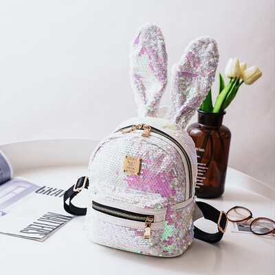 

2018 Bunny Girlie Backpack Chao Meng College Korean Version of Cute Schoolbag
