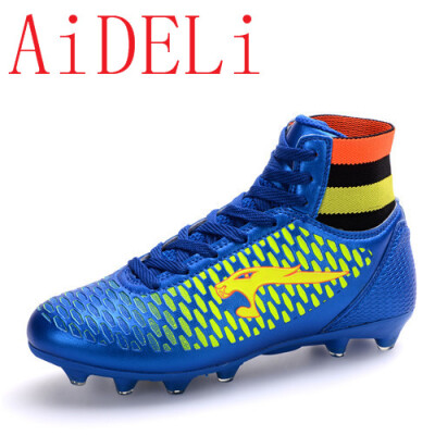 

AiDELi Youth Soccer Shoes Shock Absorbing Anti-slip Training Football Shoes