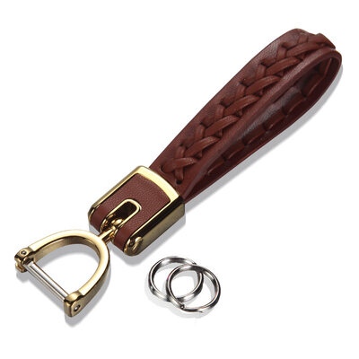 

Authentic zobo car keychain 360° rotating portable stirrup ring key ring car ornaments birthday gift ZB-937A red