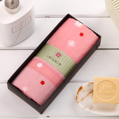 

Japan Uchino (UCHINO) and the wind 1 a set of towels gift box pure cotton gauze exquisite elegant comfortable water absorption B1 blue 70g / piece towel size 34 * 83cm