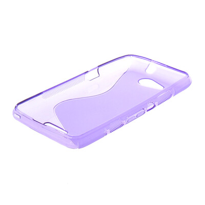 

MOONCASE S - линия Мягкий силиконовый гель ТПУ защитный чехол гибкой оболочки Защитный чехол для Sony Xperia E4G фиолетовый
