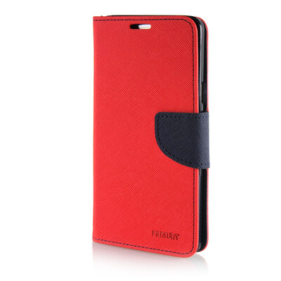 

MOONCASE Cross pattern Leather Side Flip Wallet Card Slot Pouch Stand Shell Back ЧЕХОЛ ДЛЯ Samsung Galaxy A7 Red
