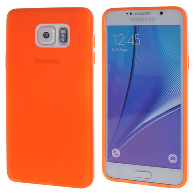 

MOONCASE Samsung Galaxy Note 5 ЧЕХОЛ ДЛЯ Flexible Soft Silicone Gel TPU Skin Protective Orange