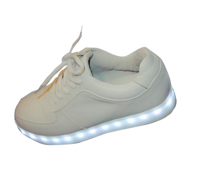 

Women LED Light Luminous Sneaker Fluorescence Unisex Athletic Shoes USB Charge