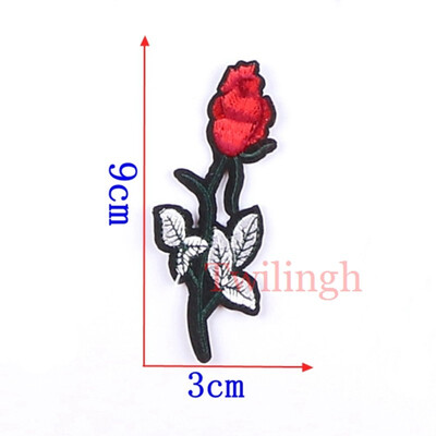 

1Pcs New Cartoon Patches Iron On Embroidered Sequined Patch Flower Applique DIY Sewing Fabric Repair Clothes Patches Stickers