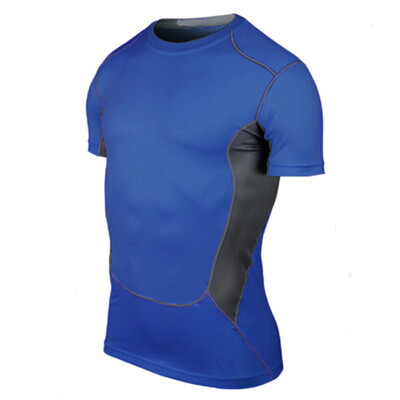 

Quick Dry Fitness Tights Running Set Gym Sportswear Short Sleeve T-Shirt