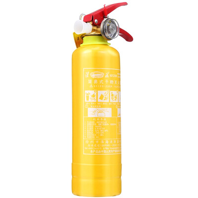 

Huaihai dry powder fire extinguisher car fire extinguisher car internal fire extinguisher 05 kg 500g household portable small fire extinguisher fire equipment MFJ500 yellow