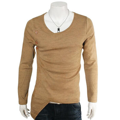 

Zogaa New Mens T-Shirt Casual Round Collar