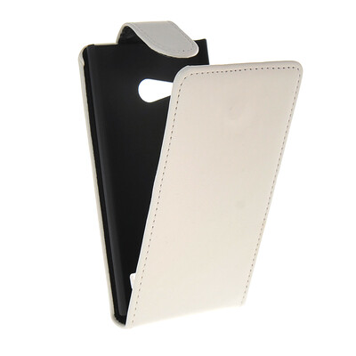 

MOONCASE Smooth skin Leather Bottom Flip Pouch чехол для Nokia Lumia 730 White