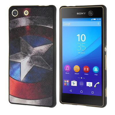

MOONCASE ЧЕХОЛ ДЛЯ Sony Xperia M5 [Personality Patterns] Flexible Soft Silicone Gel TPU Skin Protective /a11