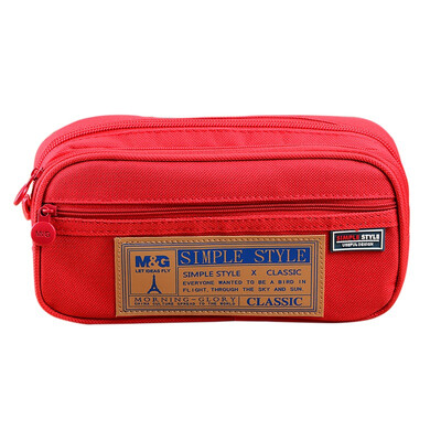 

Morning light M & G APB93598 multi-functional multi-layer large pencil pencil bag red