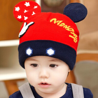 

Buebos Ninos 2015 Hot Selling Winter Warm Baby Hat Toddler Beanie Cap Soft Crochet Knit Wool Cap Christmas Party Gift