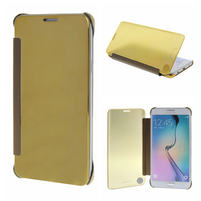 

MOONCASE Samsung Galaxy S6 Edge Plus ЧЕХОЛ ДЛЯ Hard Plastic Design Flip Pouch Gold