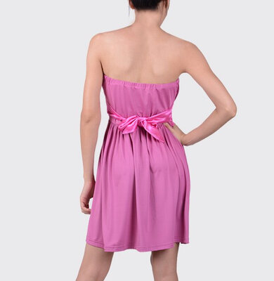 

Women's Sexy Club Strapless Mini Stretchy Short Cocktail Beach Tube Dress