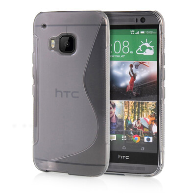 

MOONCASE S - Line Soft Flexible Silicone Gel TPU Skin Shell Back ЧЕХОЛ ДЛЯ HTC One M9 Grey
