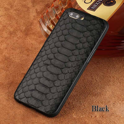 

Genuine Leather Phone Case For OPPO R11 Case Python Skin Back Cover For R9 R9s Plus Case