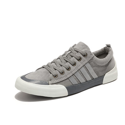 

Mens Shoes Fashion Casual Canvas Shoes Light Breathable Lace Up Shoes Red Green Grey Blue Khaki Size 39-44