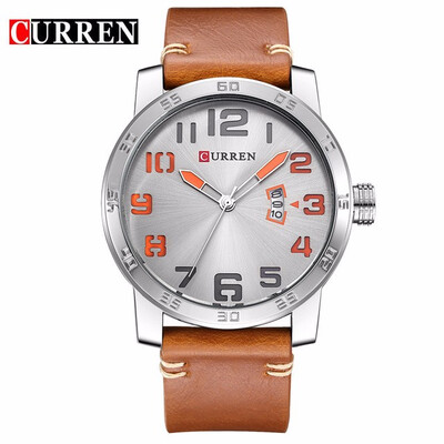 

Curren 2017 men watches relogio masculino luxury military wristwatches fashion casual quartzwatch water Resistant calendar 8254