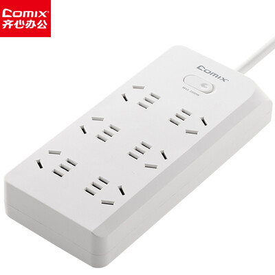 

Coix 6-digit total length 5 m new national standard socket patch panel strip row plug patch panel tow board PC-6050