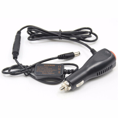 

12V 24V car chargerDrop voltage cable for ACK-E6 AC-PW20 NP-FW50 DMW-DCC3 BLB13 DR-E6 LP-E6 DR-400 BP-511 DR-E18 dummy battery