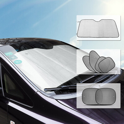 

CarSetCity double-layer bubble stitching sun block car sun block front windshield sun visor curtain CS-83134 red black