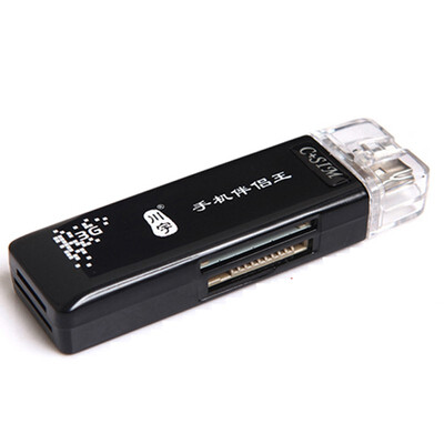 

Kawau Memory Card Reader 20 USB High Speed with SD MS SIM Card Slot C229 Max Support 128GB Memory Card Reader for Computer
