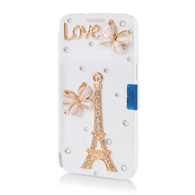 

MOONCASE Luxury Flower Crystal Leather Side Flip Wallet Pouch ЧЕХОЛ ДЛЯ Samsung Galaxy Express 2 G3815