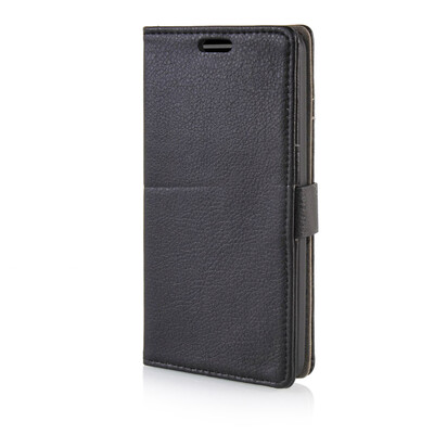 

MOONCASE Litch Skin Leather Side Flip Wallet Card Slot Pouch Stand Shell Back ЧЕХОЛ ДЛЯ LG G3 Stylus D690 Black