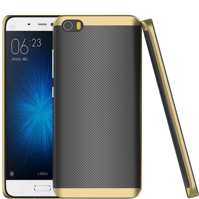 

KOOLIFE Hornet millet 5 mobile phone case silicone shatter-resistant soft shell all-inclusive shell for millet 5 M5 MI5 mobile phone sets soil ho gold