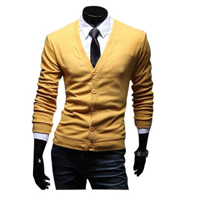 

Zogaa New Men's Knitwear V-neck Fashion Casual