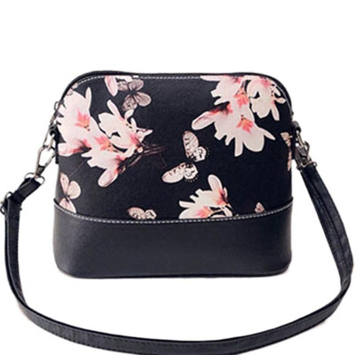 

New 2018 women messenger bags famous brand flower shell package women shoulder bag leather handbag Women pouch