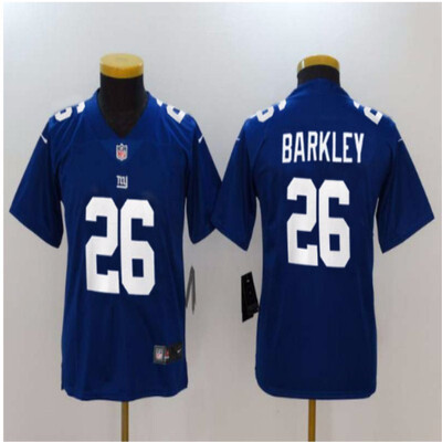 

Mens New York Giants Saquon Barkley Nike White 2018 NFL Draft Pick Game Jersey