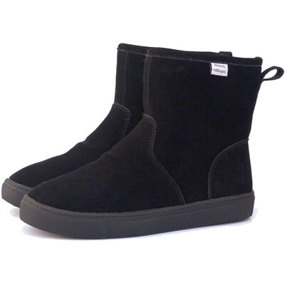 

Women shearling winter boots flat suede boot
