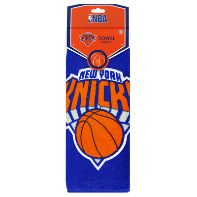

NBA Towel Jacquard Sports Cotton Towel Running Badminton Basketball Towel Basketball Supplies Equipment Gift Knicks Team 30 120CM 1 Pack