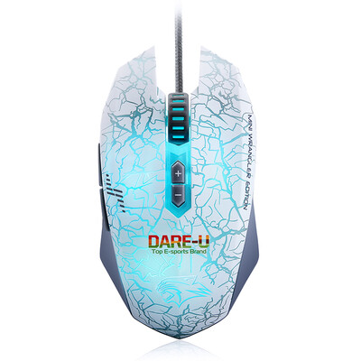 

Dale dare-u Wrangler Mini Edition Gaming Mouse White Wired Mouse