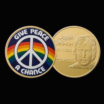 

British rock band commemorative coins John lennon star coin music collection