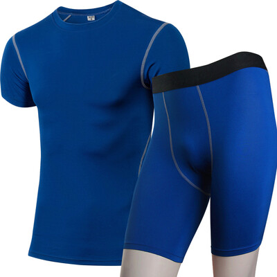 

Quick Dry MenS Sportswear Gym Running Set Short T-Shirt Shorts Sport Suit