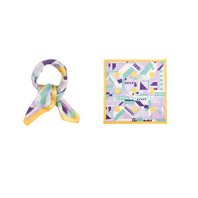 

Womens 100 silk scarf gift square 044